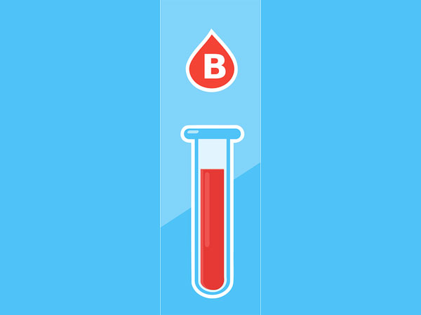 Nhóm máu B chỉ nhận chính nó và nhóm máu O
