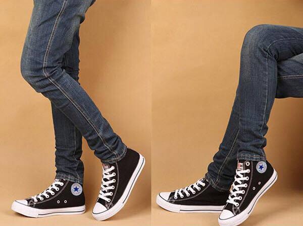 converse phối với quần Jeans