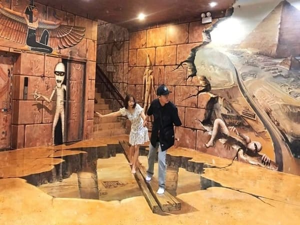 Địa điểm hẹn hò ở Sài Gòn - Bảo tàng tranh 3d Artinus – trải nghiệm ảo diệu