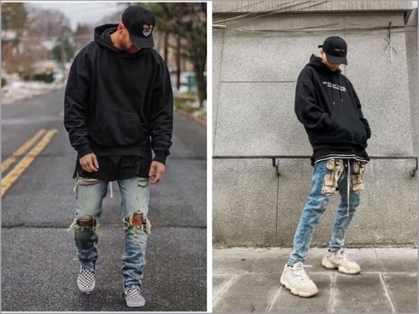 Cách phối áo Hoodie nam tạo phong cách năng động và hiện đại