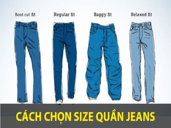 Những lưu ý khi chọn size quần jean nam