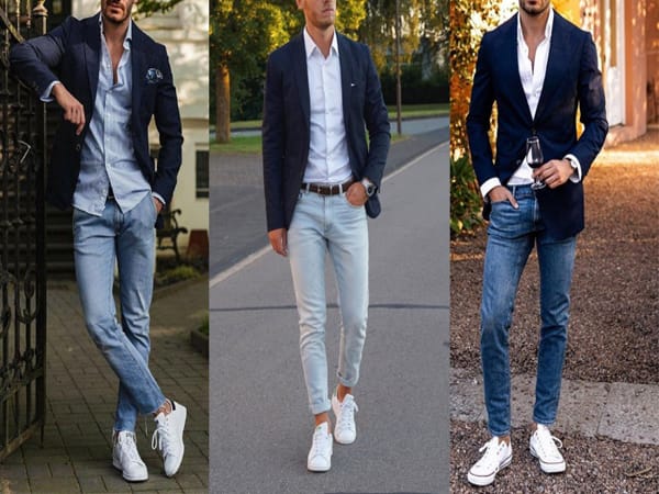 Lựa chọn phụ kiện khi phối áo Vest Nam và quần Jean