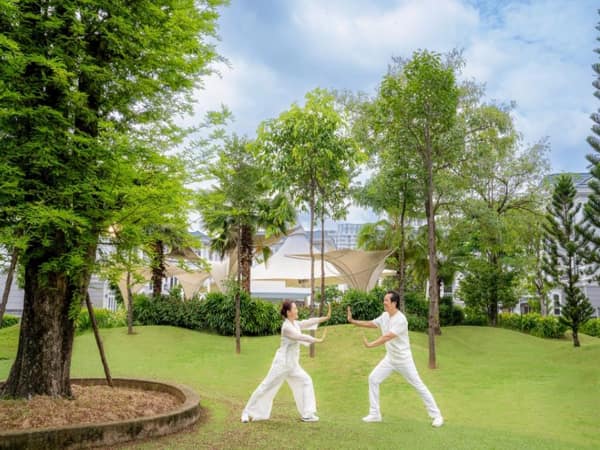 Sống hòa hợp với thiên nhiên tận hưởng không gian xanh